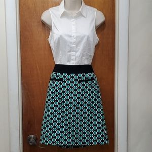 Cute geometric skirt.